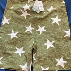 LuLaRoe Americana Biker Shorts 2X 22-24